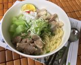 Hình bước làm 6 của món Bữa sáng tại gia: Nui xương thịt