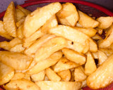 A picture of step 1 of Sultan chips and cucumber 🥒.