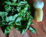 A picture of step 1 of Watercress Soup.