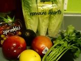 Un día caluroso es bueno una ensalada de lechuga