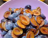 A picture of step 1 of Aromatic homemade plum jam.