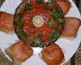 A picture of step 8 of Pav bhaji.
