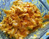 A picture of step 1 of Cabbage Kofta Kadhi.