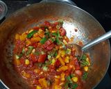 A picture of step 3 of Veg pasta.