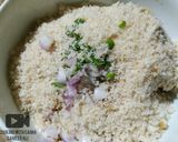 A picture of step 2 of Leftover ka makeover Veg pulao cutlus/kabab.