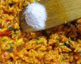 Medvehagymás, paradicsomos rizs (vegán) recept fázis 4 fotója