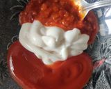 A picture of step 3 of Mayo cheesy bread or pav.