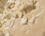 A picture of step 1 of Hellim Cake.