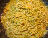 Cukkinikrémes spagetti mentával és citrommal/ Spaghetti con le zucchine recept fázis 9 fotója