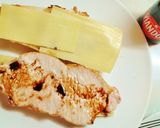 Foto del paso 7 de la receta Pepito de lomo de cerdo y queso con salsa viandox