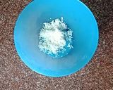 A picture of step 1 of Paneer hungcurd bullets.