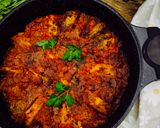 Paradicsomszószban sült kofta és burgonya mediterrán módra recept fázis 7 fotója