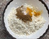 A picture of step 5 of Mutton Maqluba.