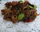 Nasi Bakar Cumi Pete langkah memasak 4 foto