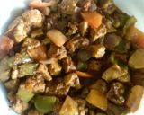 A picture of step 5 of Chicken Jalfrezi.