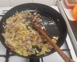 A picture of step 8 of Fussion biryani.
