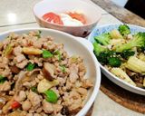 雙椒味噌香菇肉燥的食譜步驟5照片