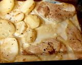 A picture of step 9 of My Chicken + Potatoes in A Creamy Mustard Sauce. 🥰 #Maimmeal.