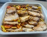 Lecsós karaj recept fázis 6 fotója