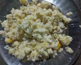 A picture of step 1 of Leftover barfi Mango Kulfi.