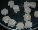 A picture of step 3 of Sweet and Sour Pork-Style with Store-Bought Shumai.