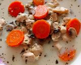 Csirkemellragu-leves barnarizzsel recept fázis 5 fotója