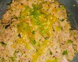 A picture of step 1 of Chicken cheese skewers.