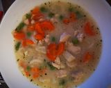 Tárkonyos csirkeraguleves recept fázis 5 fotója