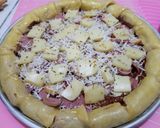 Foto langkah ke 9 dari resep Pizza smoke beef+nugget+sosis double cheesee.