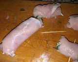 Foto del paso 2 de la receta: Pechuga de pollo enrollada rellena de arroz y espinacas