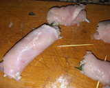 Foto del paso 2 de la receta: Pechuga de pollo enrollada rellena de arroz y espinacas