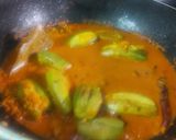 A picture of step 4 of Moong Dal with Pointed Gourd /Mugeswari Potol.
