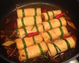 Hình bước làm 5 của món Đậu Hũ Tam Sắc kho gừng