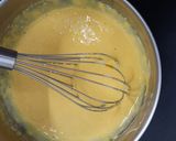 A picture of step 2 of Punjabi pakora kadhi.
