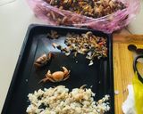 Hình bước làm 1 của món Súp cua trứng bách thảo