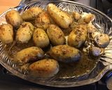 Une image de l'étape 14 de Pommes de terre « farcies » laurier aux herbes aromatiques et ail en chemise.