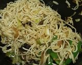 A picture of step 6 of Chowmein.