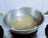 A picture of step 3 of Healthy tasty rosted gram(chana daal) Burfi.