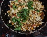 A picture of step 2 of Papad Churi.