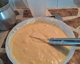 Foto del paso 7 de la receta: Torta invertida de frutas 🍌🍎🍒🍑