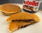 Nutellával töltött amerikai palacsinta recept fázis 8 fotója