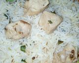 A picture of step 13 of Chilli Chutney Chicken Rice.