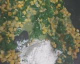 A picture of step 2 of Grilled spinach and corn sandwich.