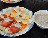 Foto del paso 5 de la receta: Huevos en ensalada con salsa de yogur