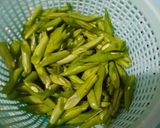 Foto langkah ke 1 dari resep Tumis buncis telur orak-arik.