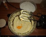 A picture of step 3 of Pineapple sorbet cake#4weekschallenge.