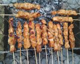 Foto langkah ke 12 dari resep Sate Ayam Bumbu kacang Aka Sate ayam madura enakkkkkkks🍢🍢🍢😋😋😋.