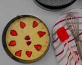صورة لخطوة 2 من وصفة كيكة الفراوله اللذيذه |STRAWBERRY CAKE