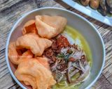 Foto langkah ke 9 dari resep Bubur Ayam Kaldu Kuning (Nasi Sisa).