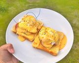 Foto langkah ke 8 dari resep Resep Egg Benedict rumahan simpel.